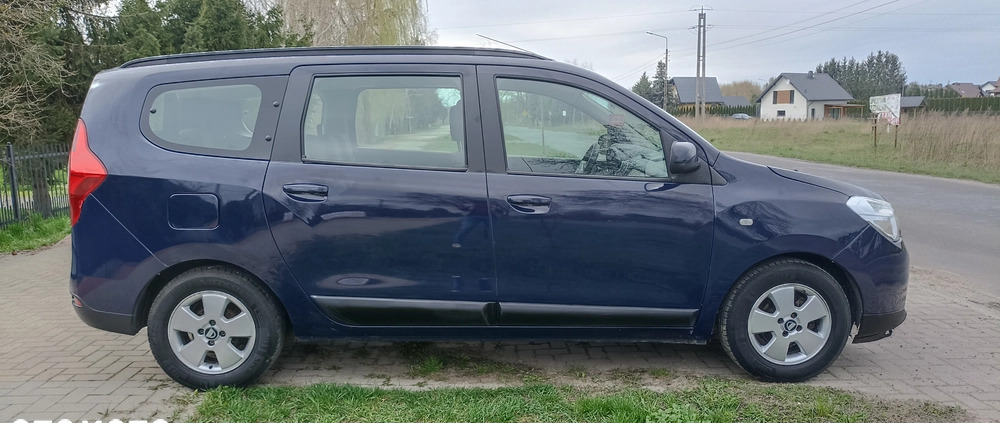 Dacia Lodgy cena 20900 przebieg: 214000, rok produkcji 2014 z Hrubieszów małe 121